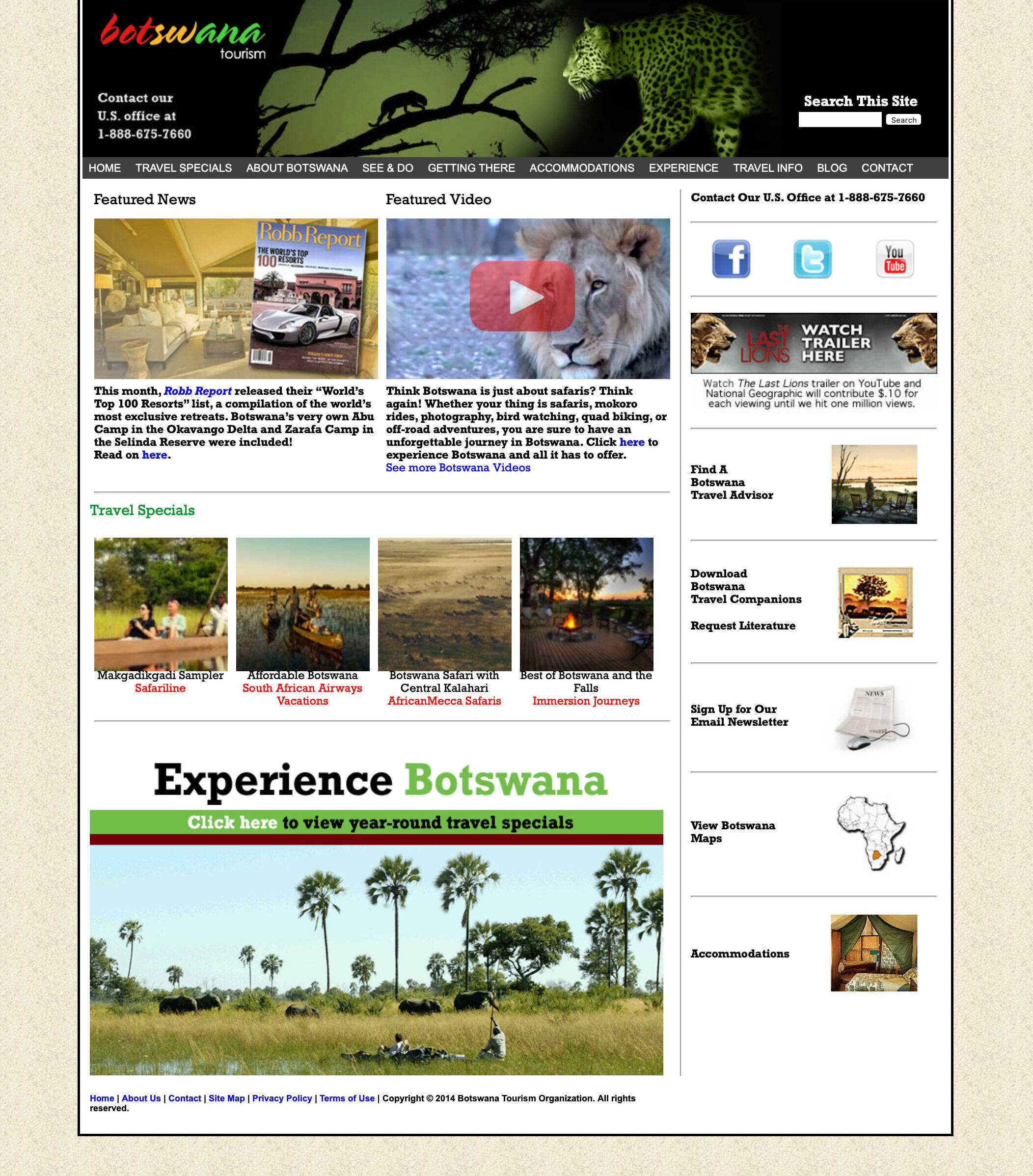 botswana_tourism_consumer_website Botswana Tourism Consumer Website