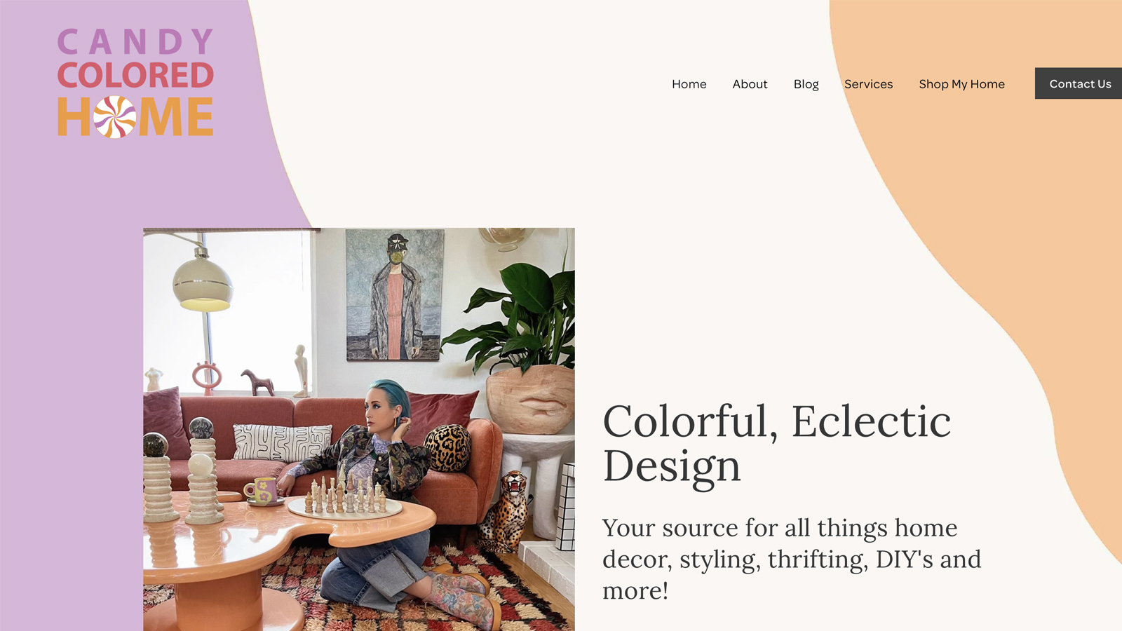 Candy Colored Home